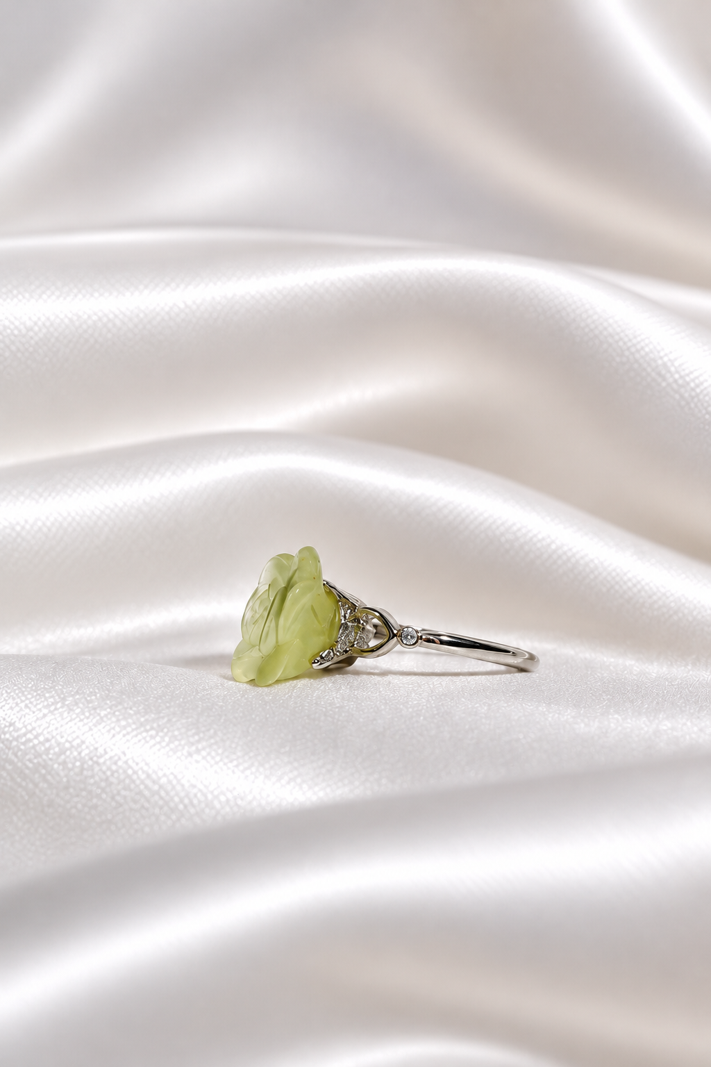 Fluorite Flower Ring #1