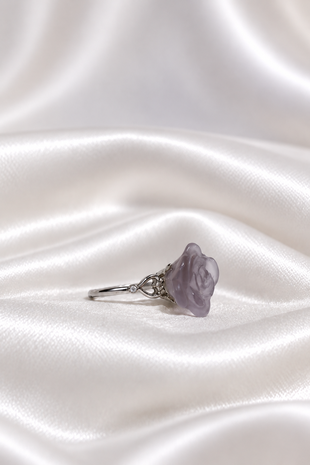Fluorite Flower Ring #5