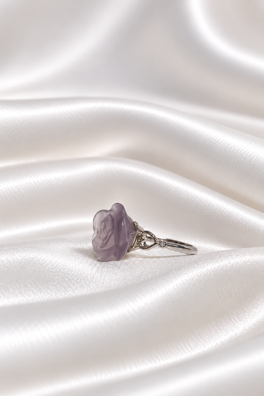Fluorite Flower Ring #5