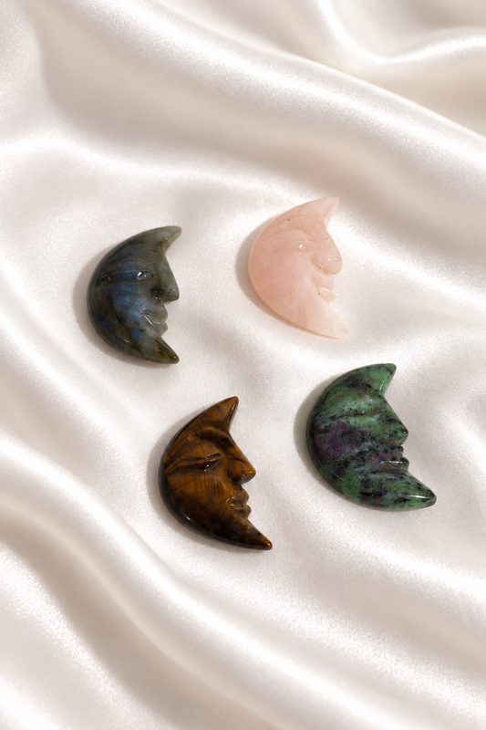 Moon Face Carving