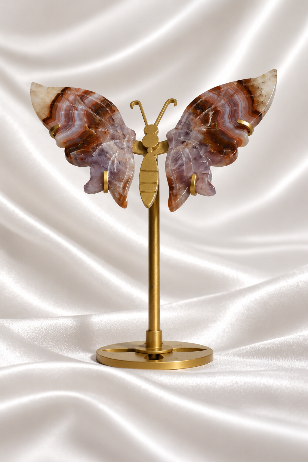 Amethyst Agate Butterfly Wings #13