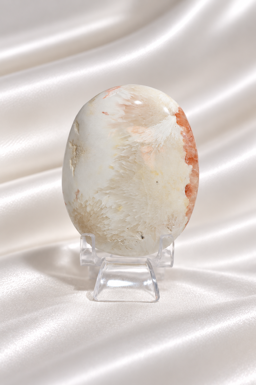 Pink Scolecite Palmstone #18
