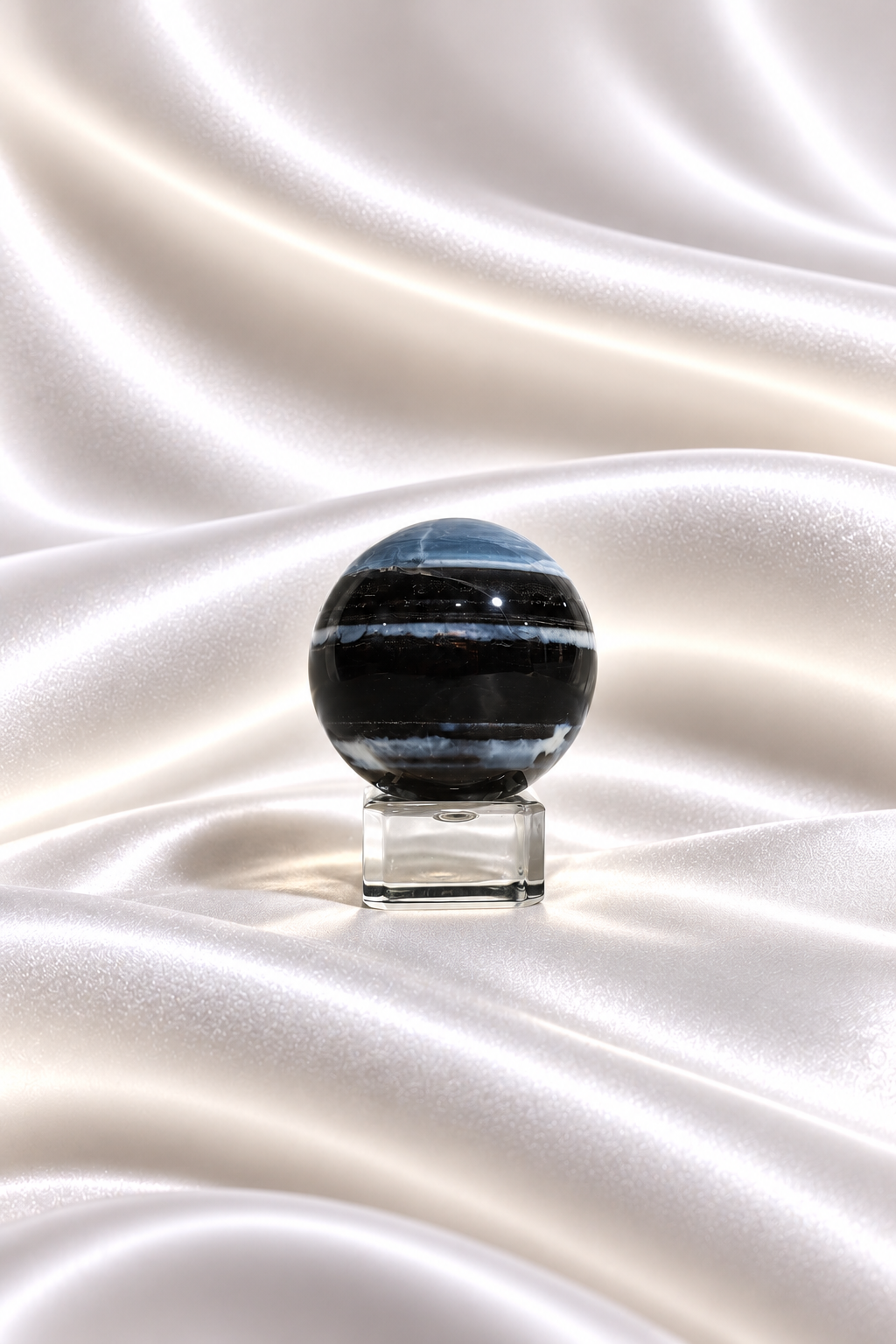 Blue Opal Sphere #19
