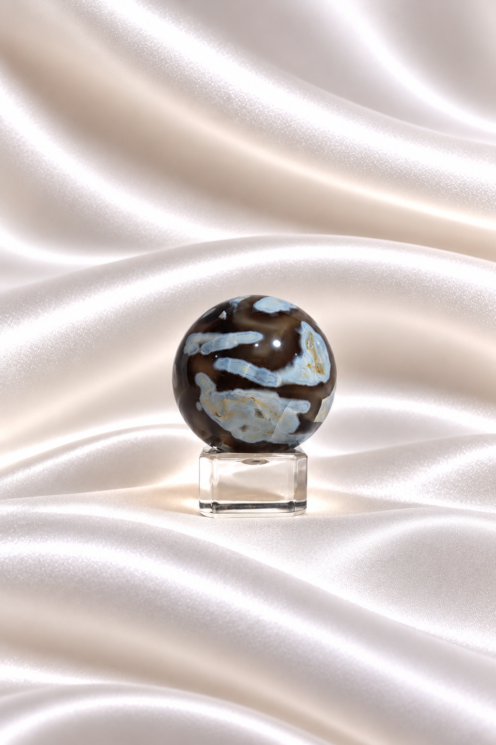 Blue Opal Sphere #15