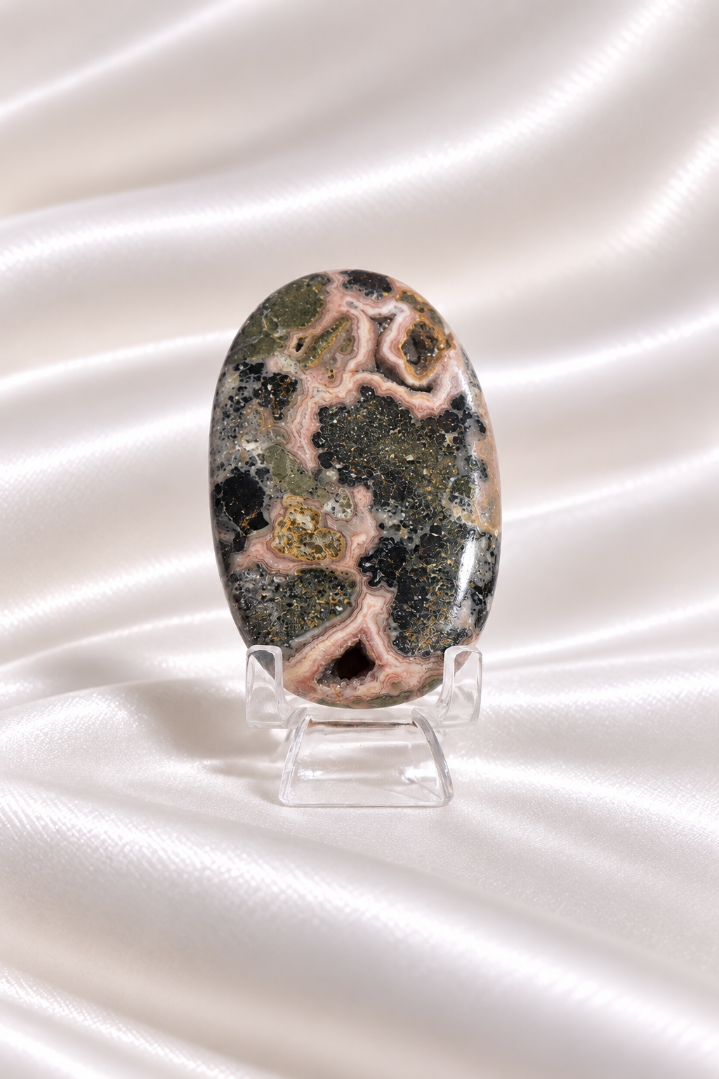 Rhodochrosite palmstone #5