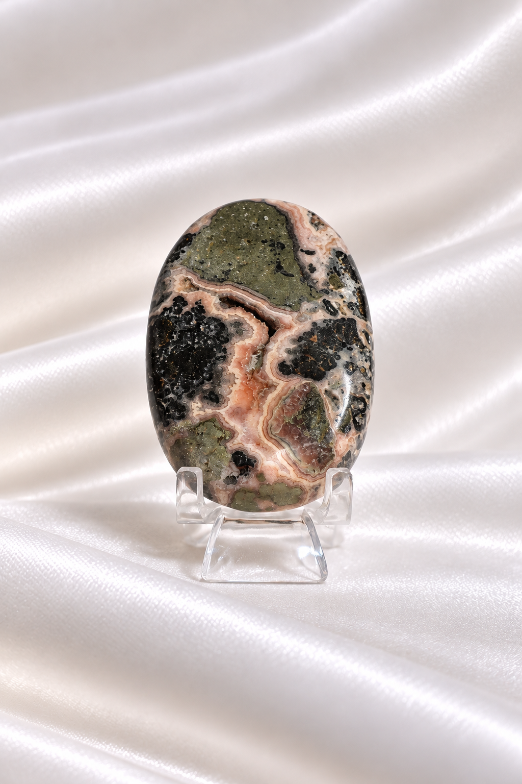 Rhodochrosite palmstone #5