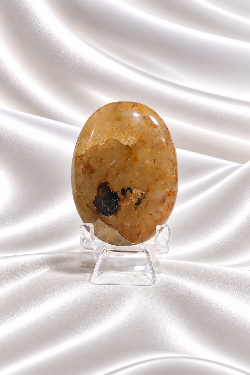 Golden Healer Palm Stone #7