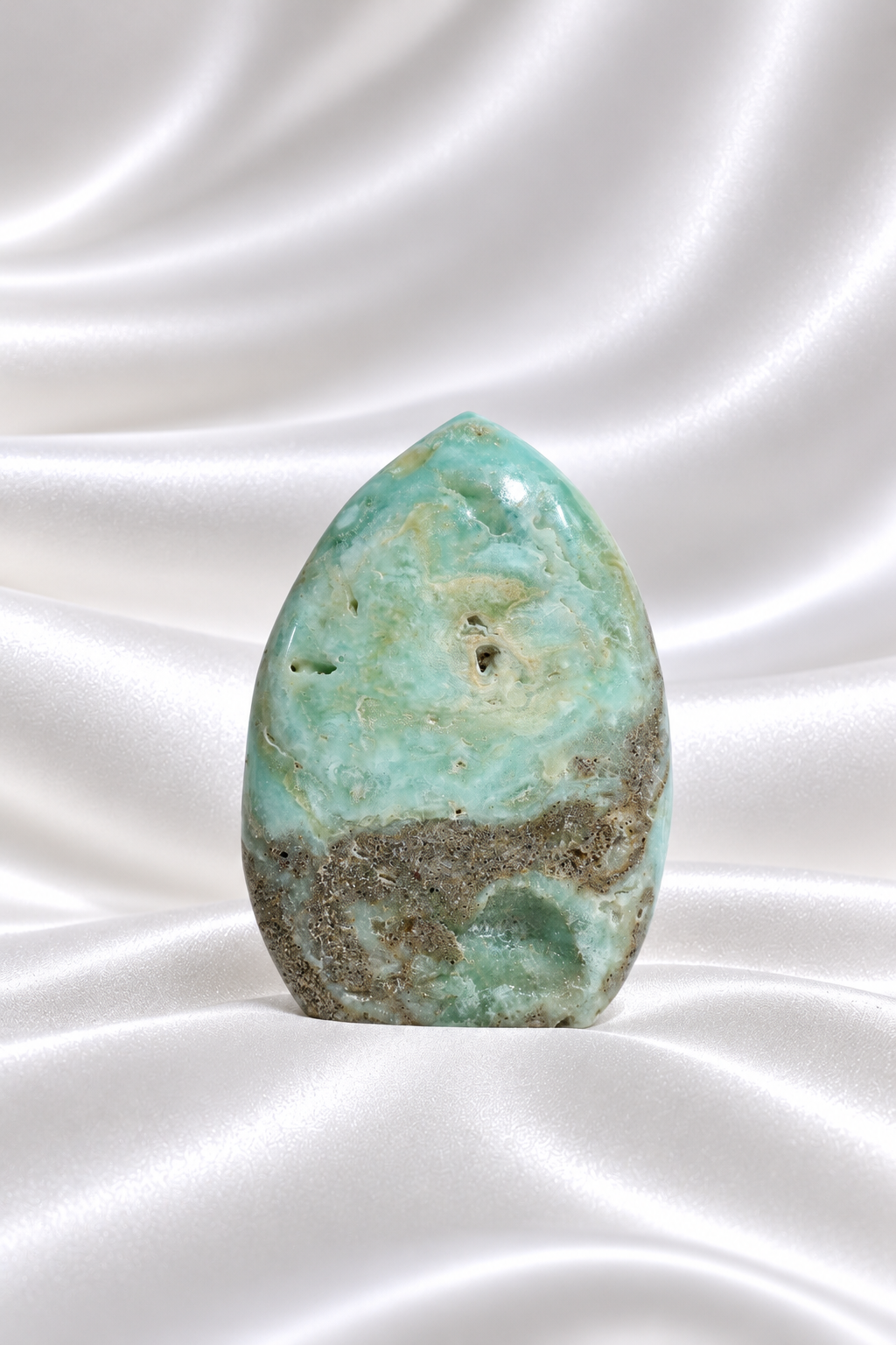 Blue Aragonite Flame #11