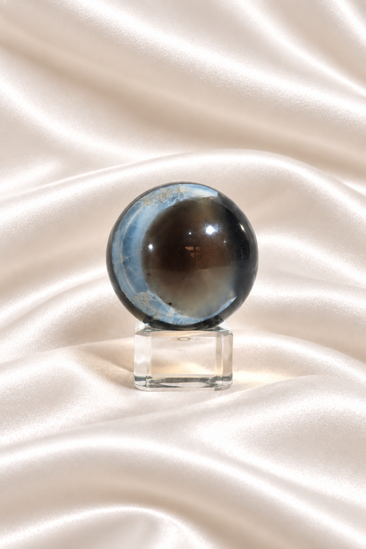 Blue Opal Sphere #17