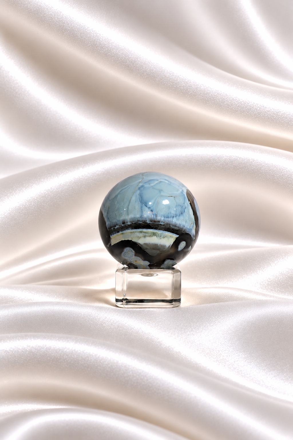 Blue Opal Sphere #15