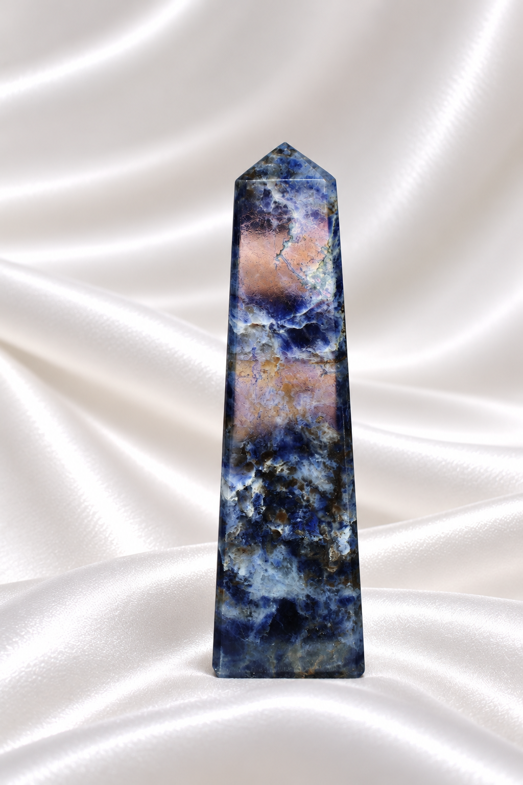 Sodalite Tower #16 - Tip little Chipped