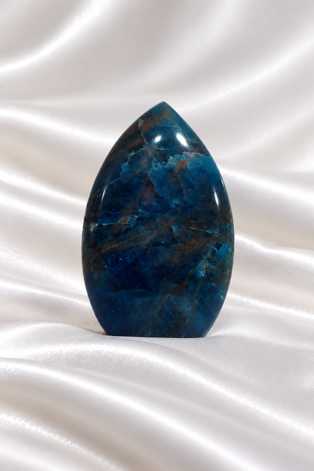 Blue Apatite Flame #3