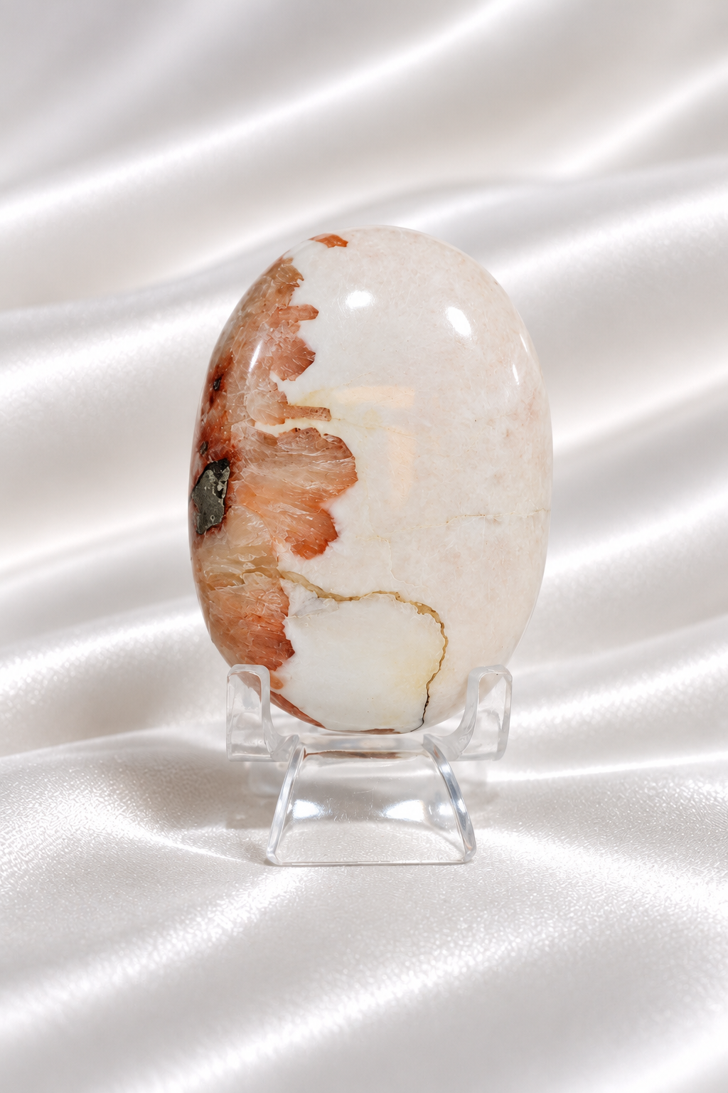 Pink Scolecite Palmstone #15