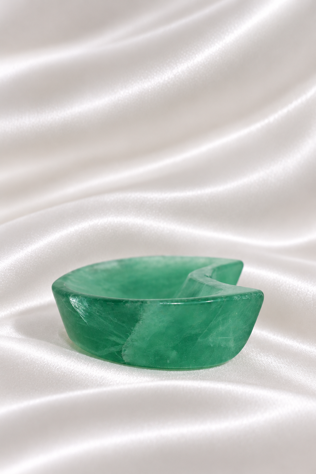Fluorite Moon Bowl #3 - Little Chipped