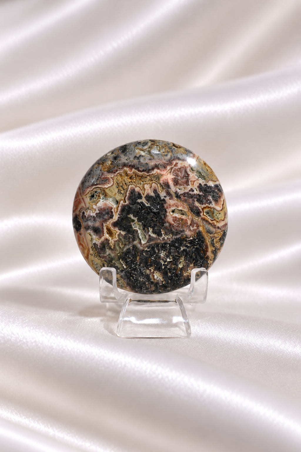 Rhodochrosite palmstone #2