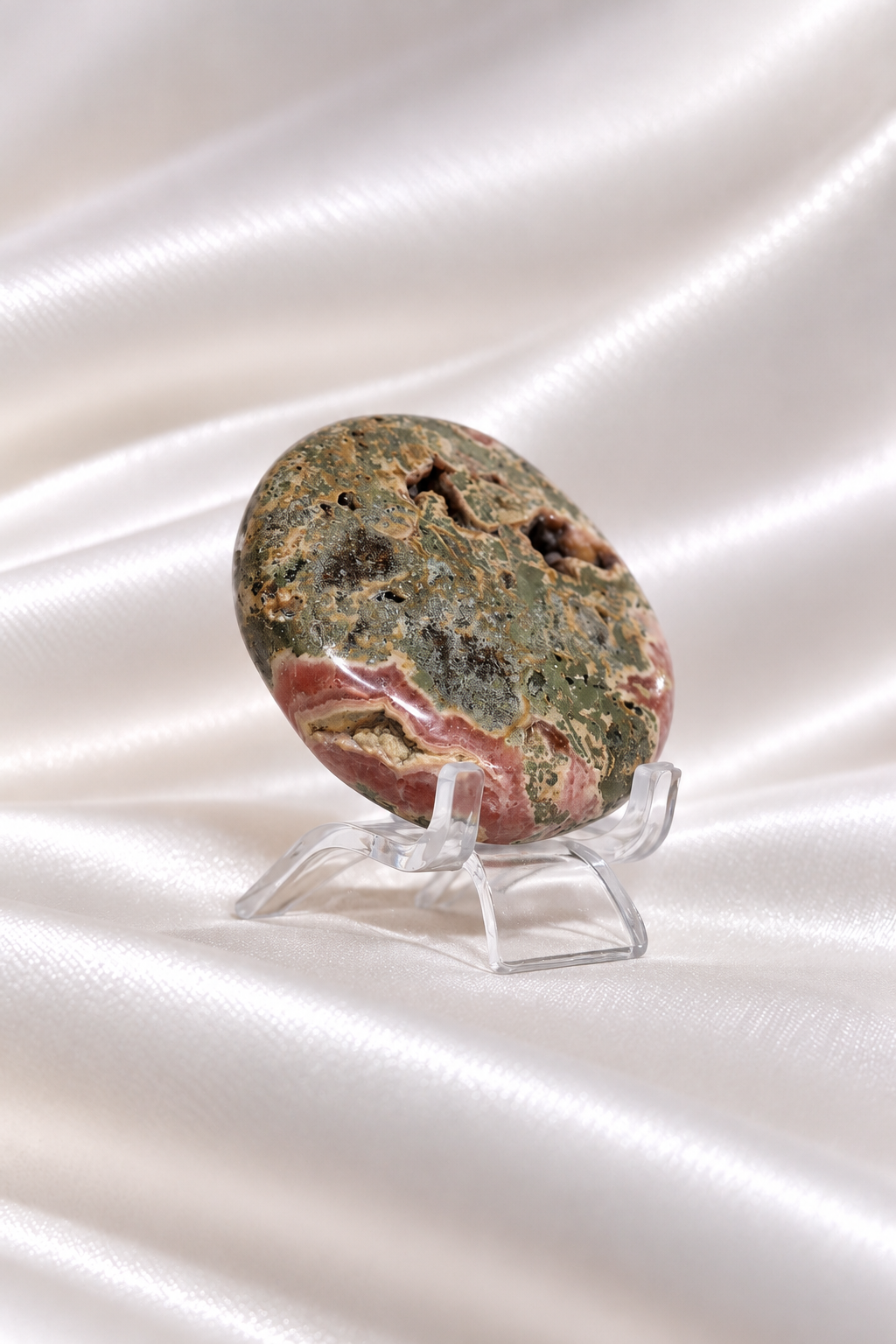 Rhodochrosite palmstone #3