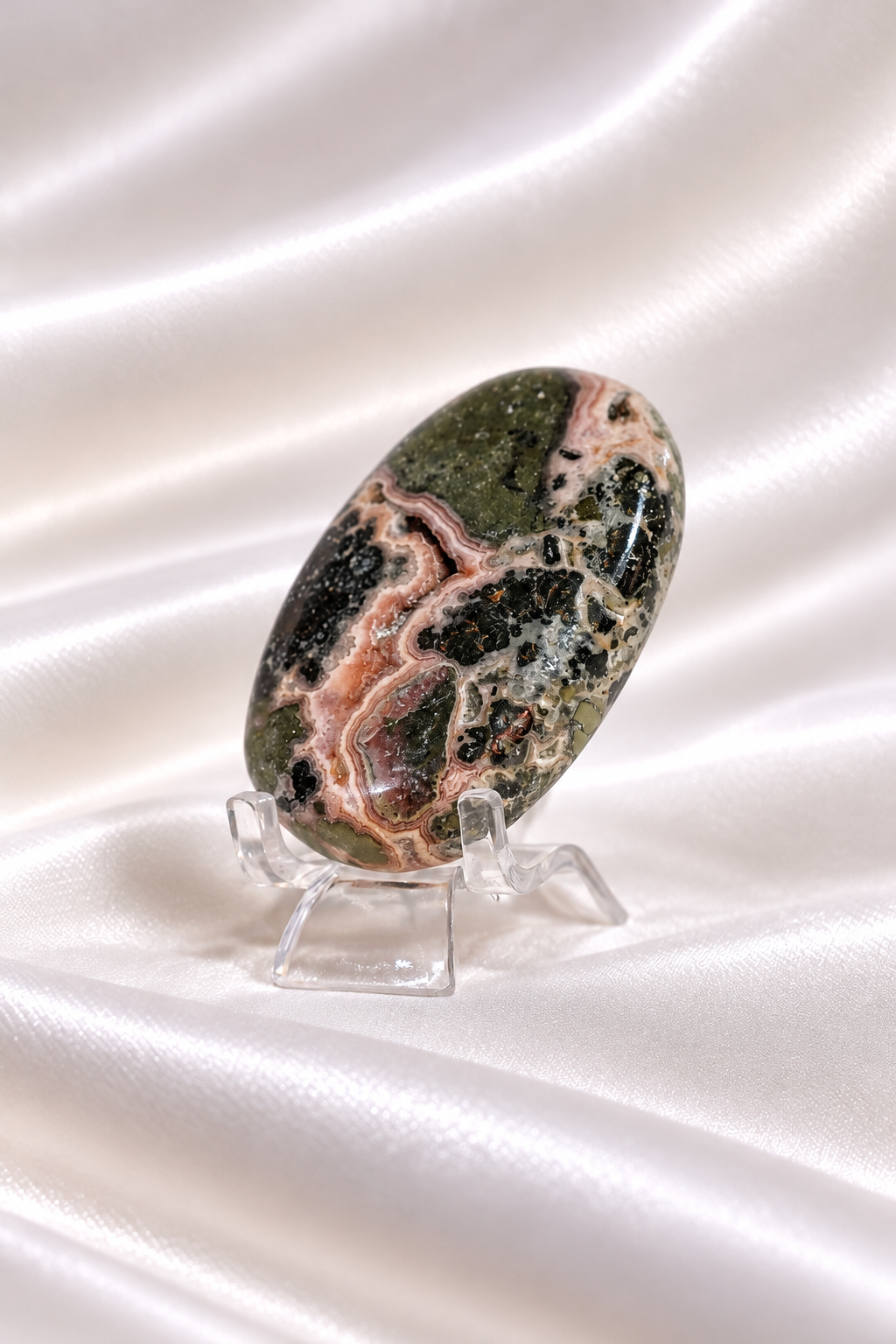 Rhodochrosite palmstone #5