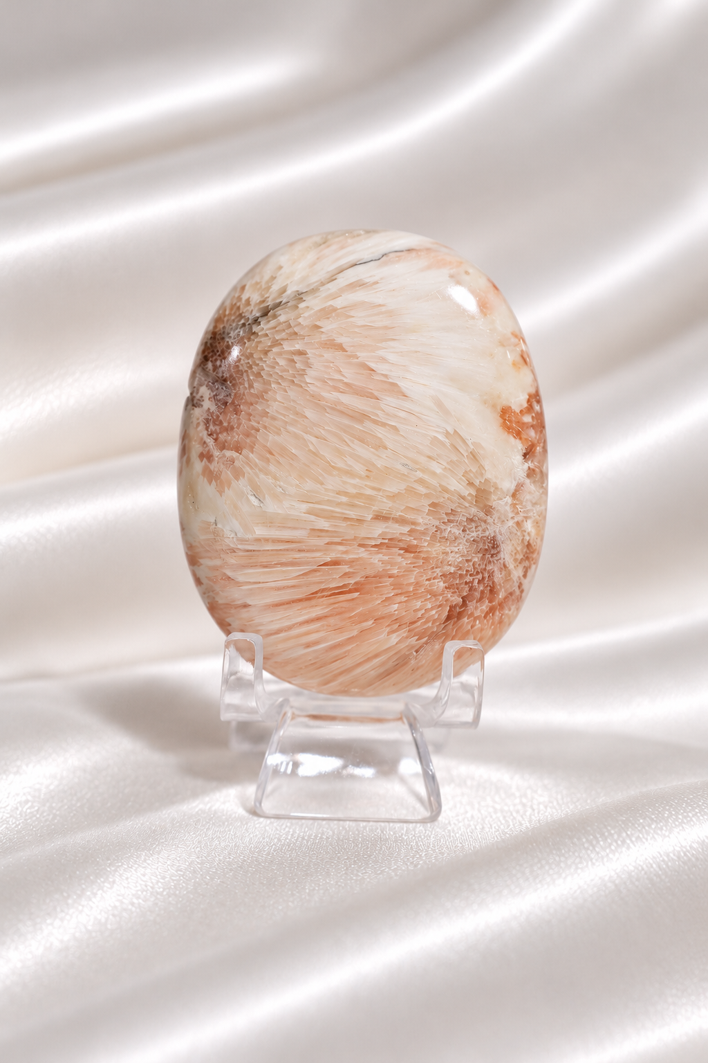 Pink Scolecite Palmstone #20