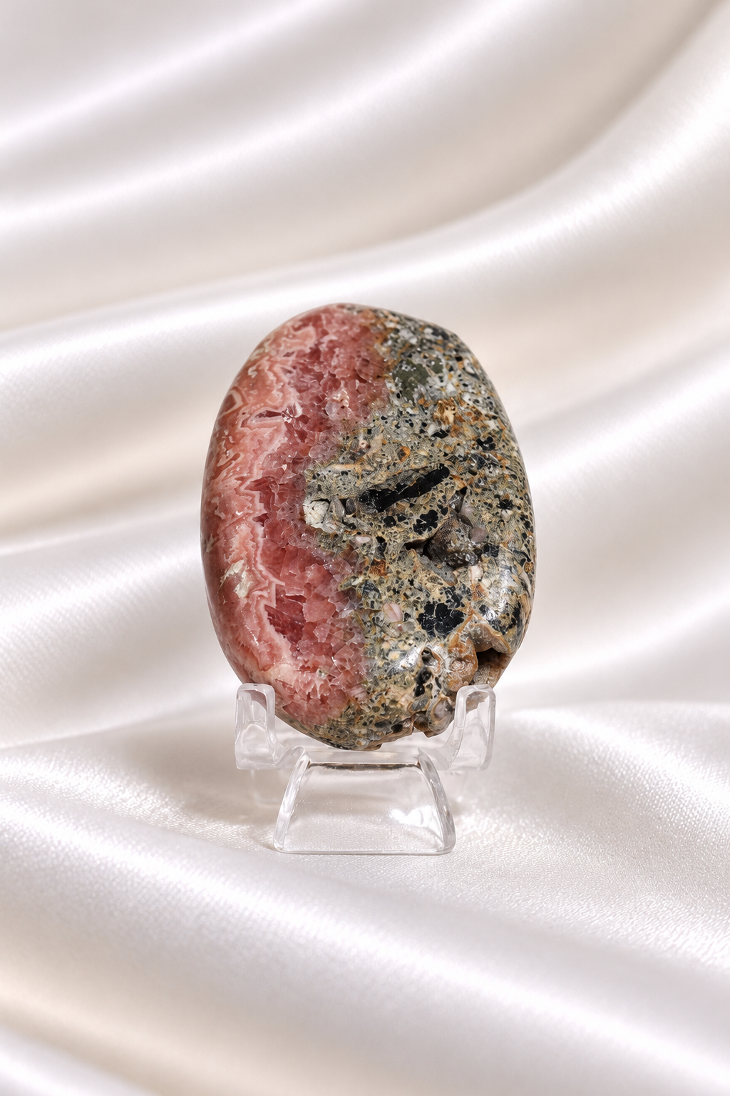 Rhodochrosite palmstone #6