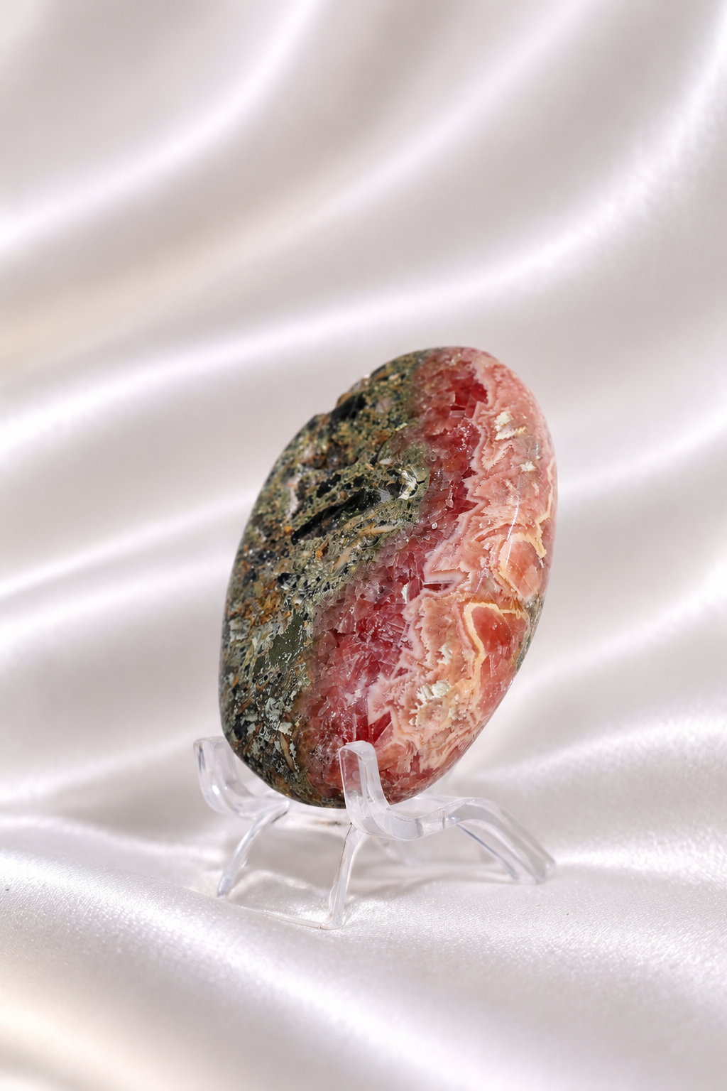 Rhodochrosite palmstone #6