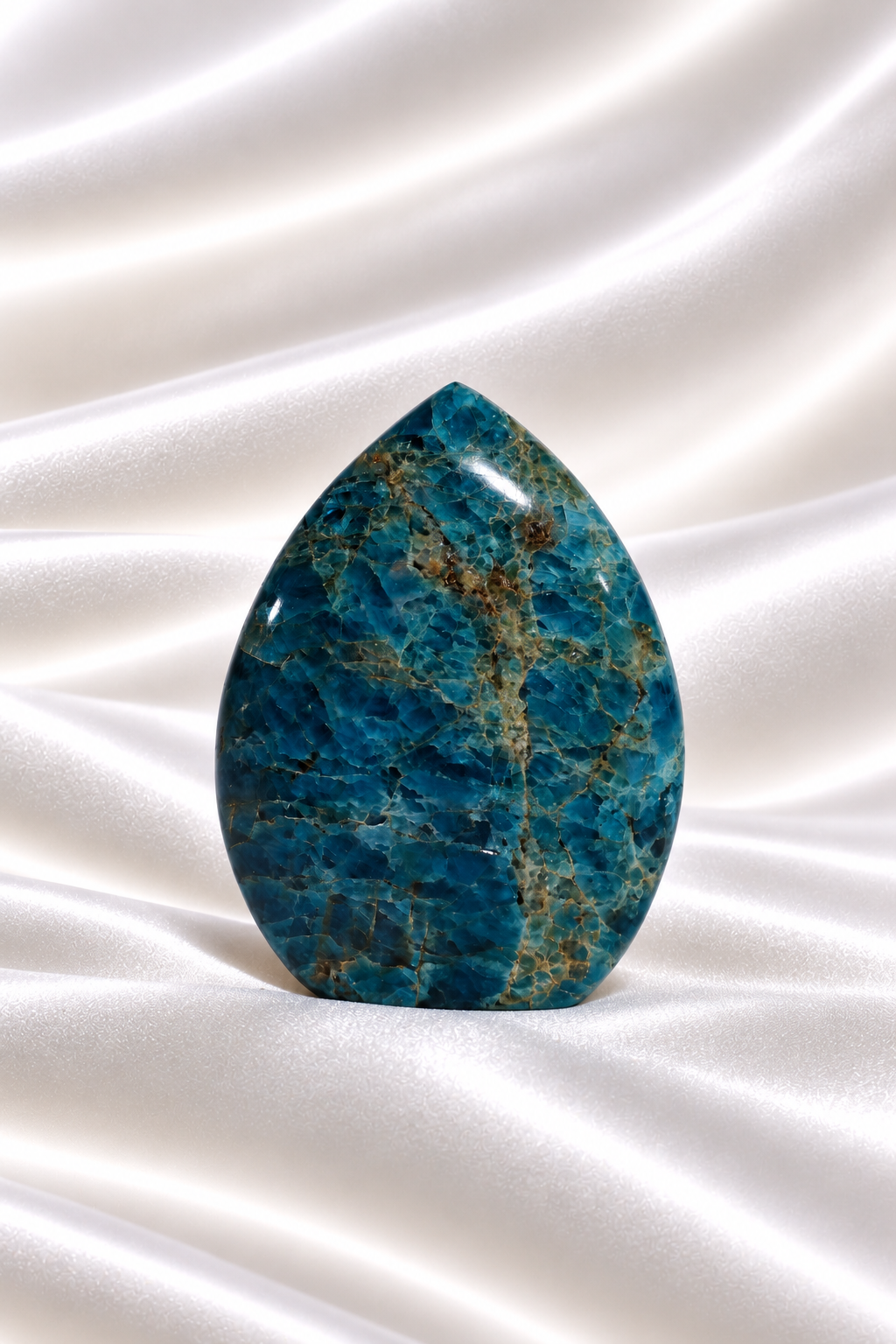Blue Apatite Flame #4
