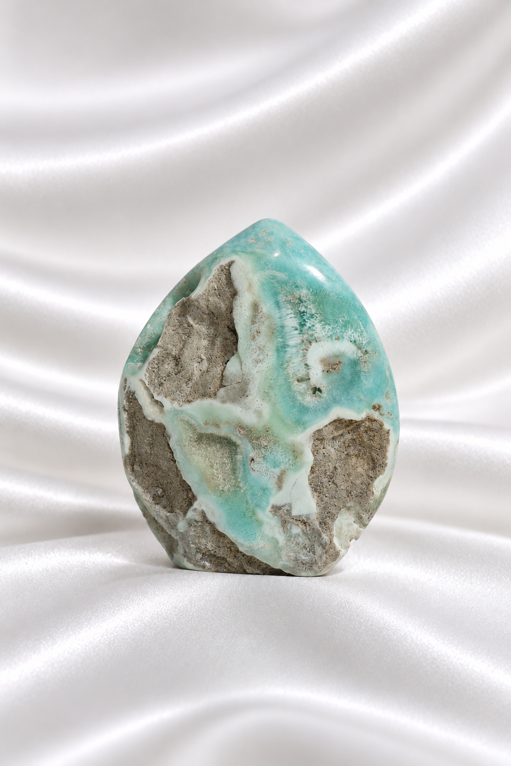 Blue Aragonite Flame #12