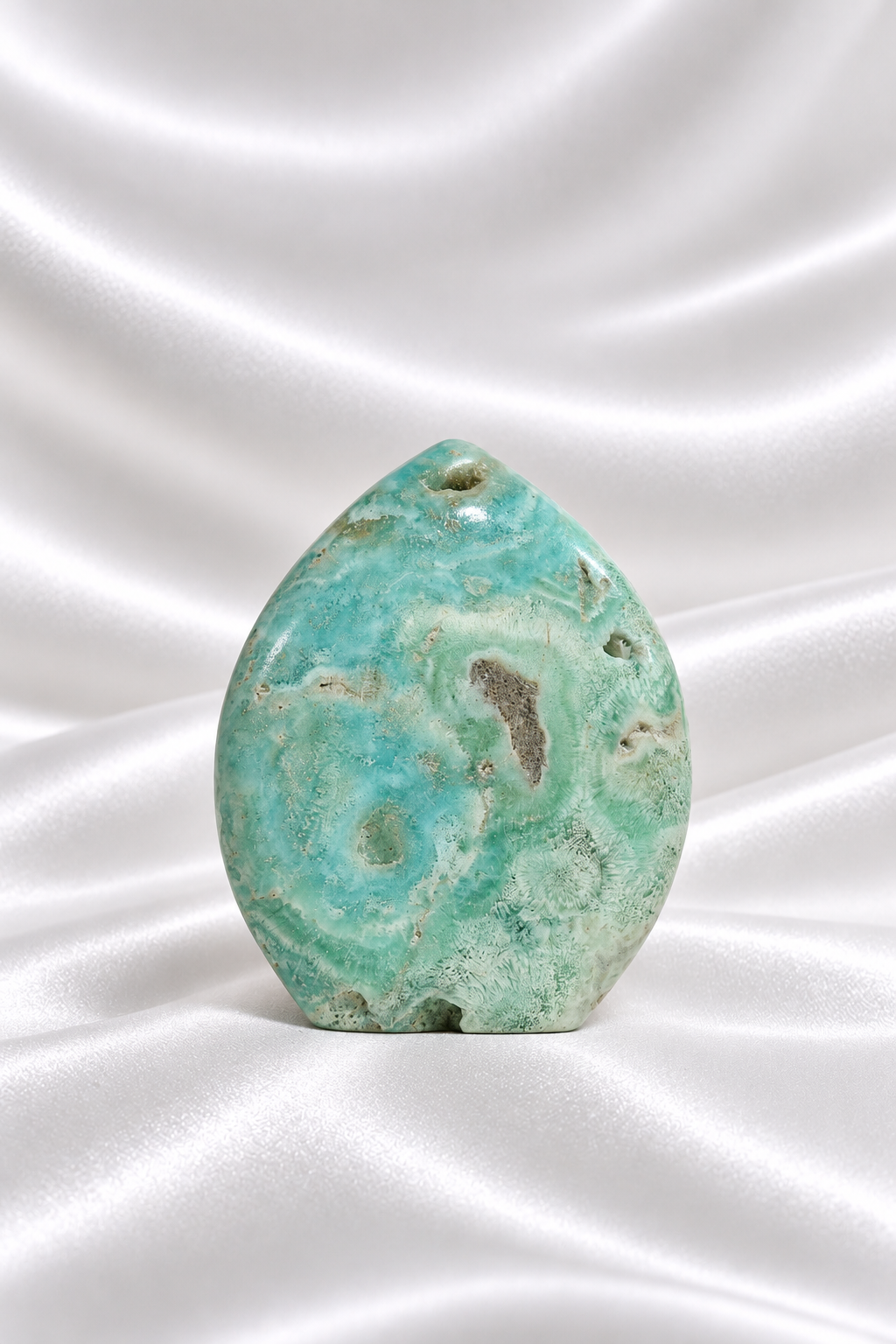 Blue Aragonite Flame #12