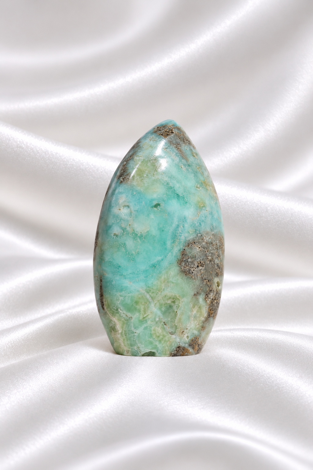 Blue Aragonite Flame #9