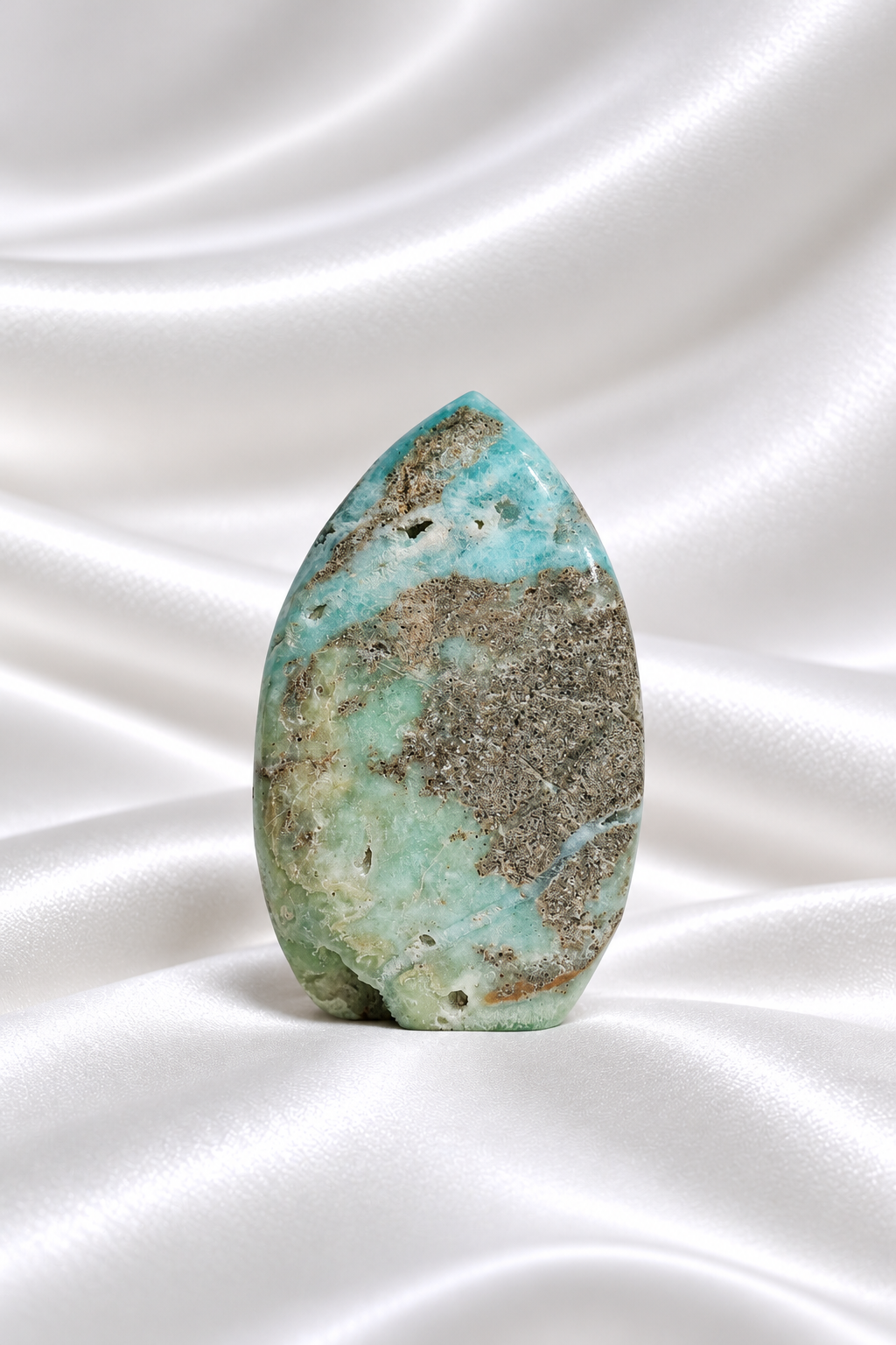 Blue Aragonite Flame #9