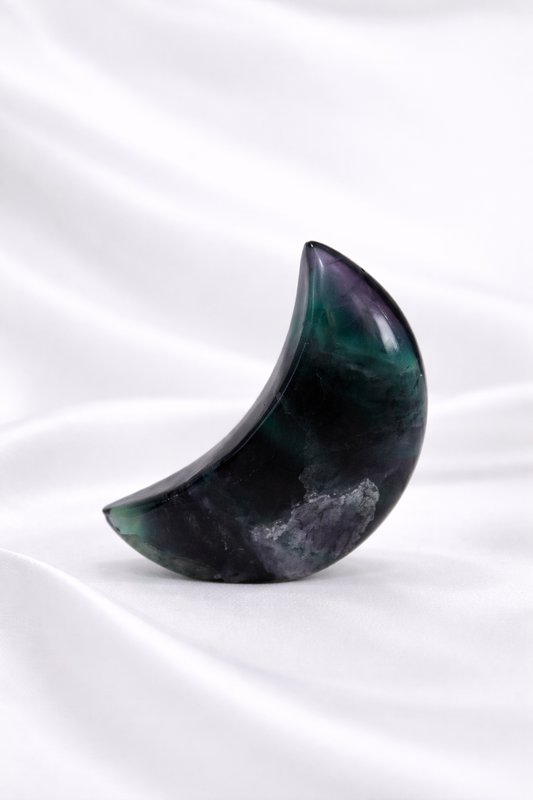 Fluorite  Standing Moon #1 - Little Chipped