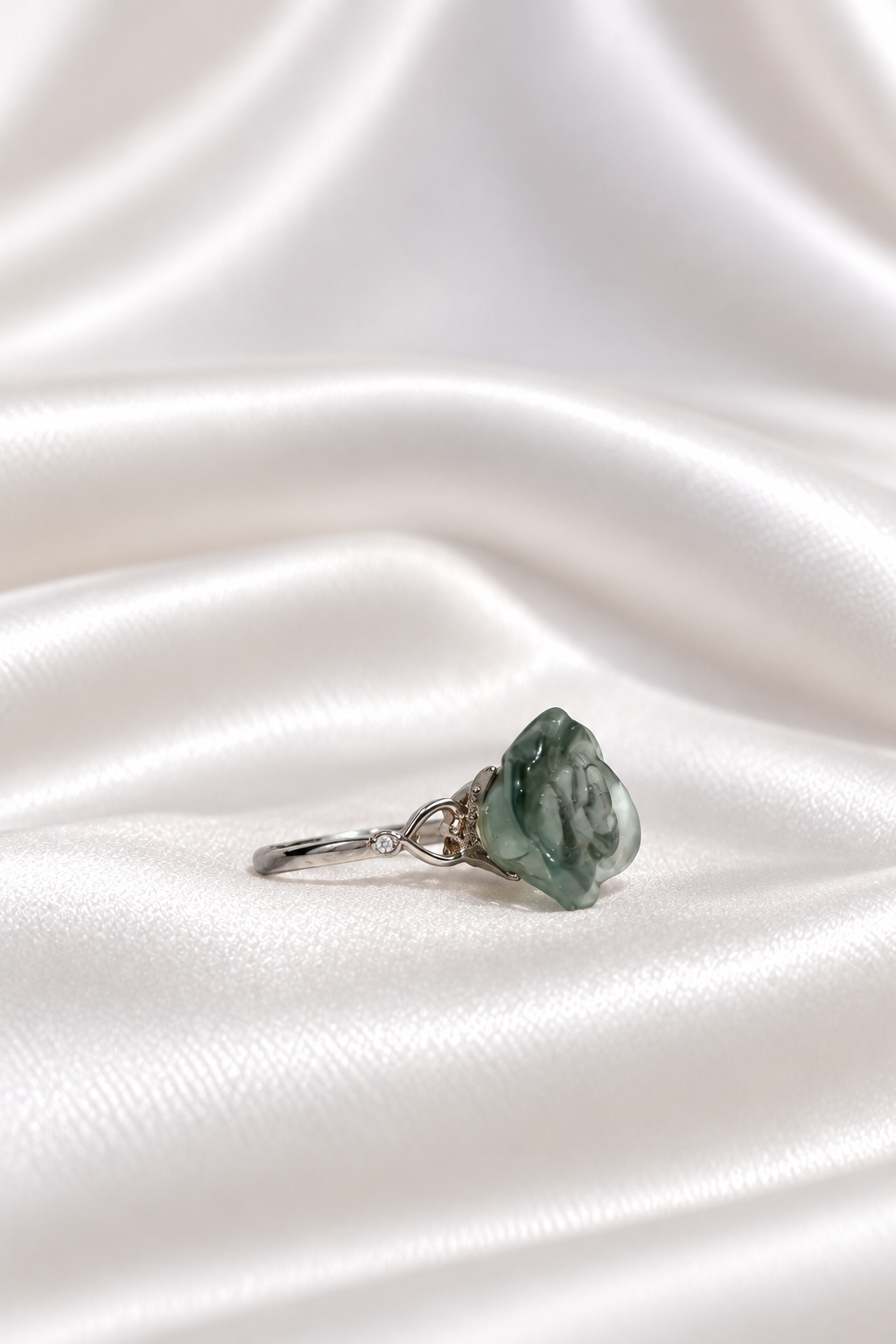 Fluorite Flower Ring #3
