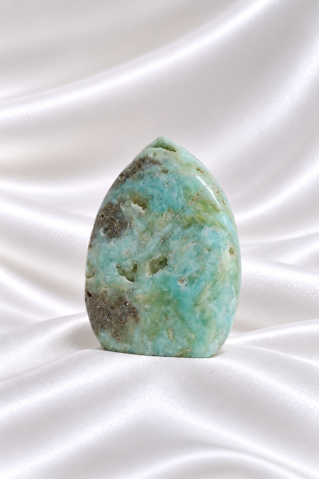Blue Aragonite Flame #10