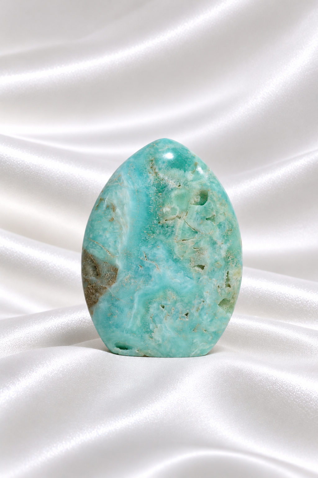 Blue Aragonite Flame #8